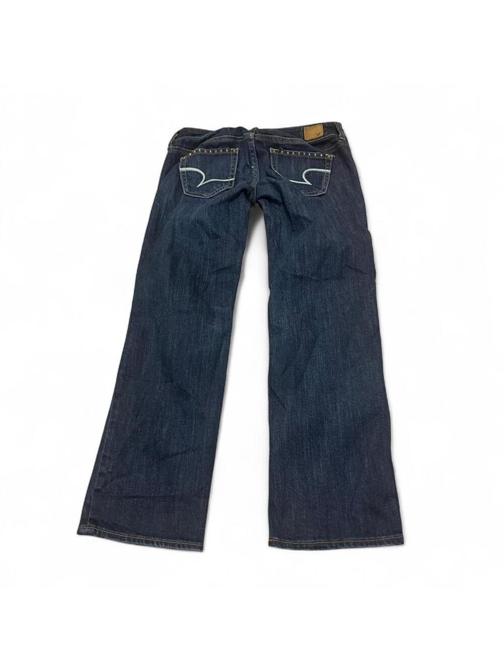 Y2k American Eagle blue low rise jean